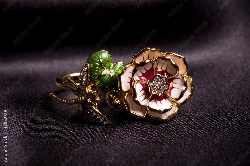 Beautiful jewelry on background Beautiful jewelry on background