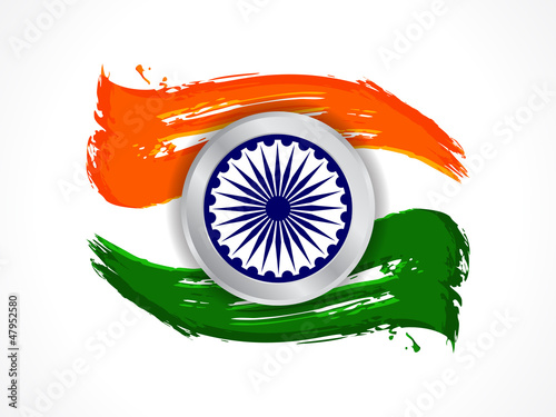 Creative indian flag design.