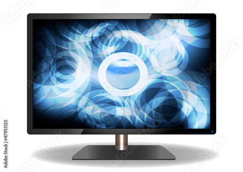 Abstract LED Television - Vector Design