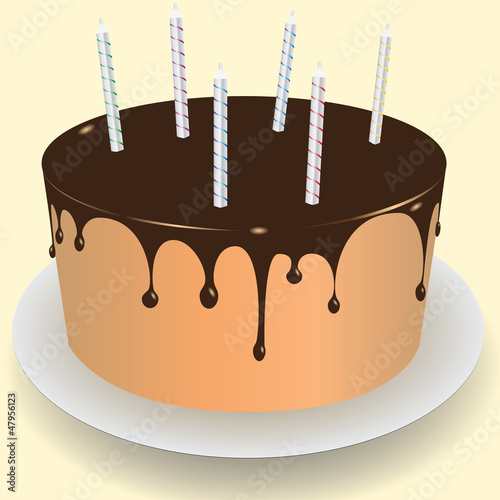 Cake chocolate frosting