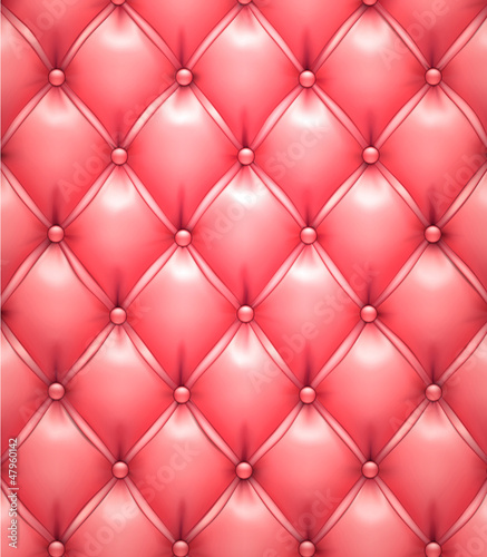 Pink vector upholstery leather pattern background.