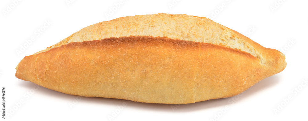 Turkish bread isolated on white background Turkish bread isolated on white background