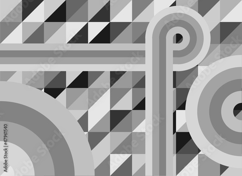 Abstrakte geometrische Gestaltung