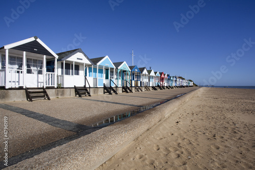 Beach Huts, Southwold, Suffolk, England © chillingworths