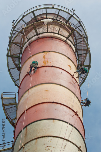 Chimney stack annual inspection