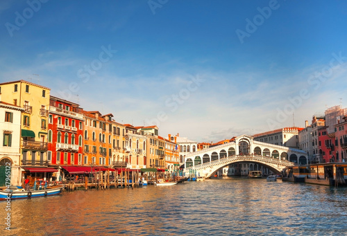Rialto Bridge (Ponte Di Rialto) in Venice, Italy © andreykr