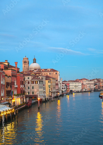 Grande Canal in Venice  Italy