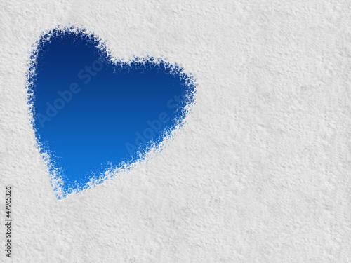 Heart on Snow