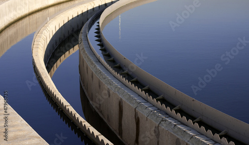 Biological wastewater treatment plant photo