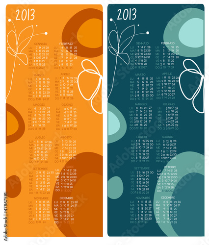 calendario 2013