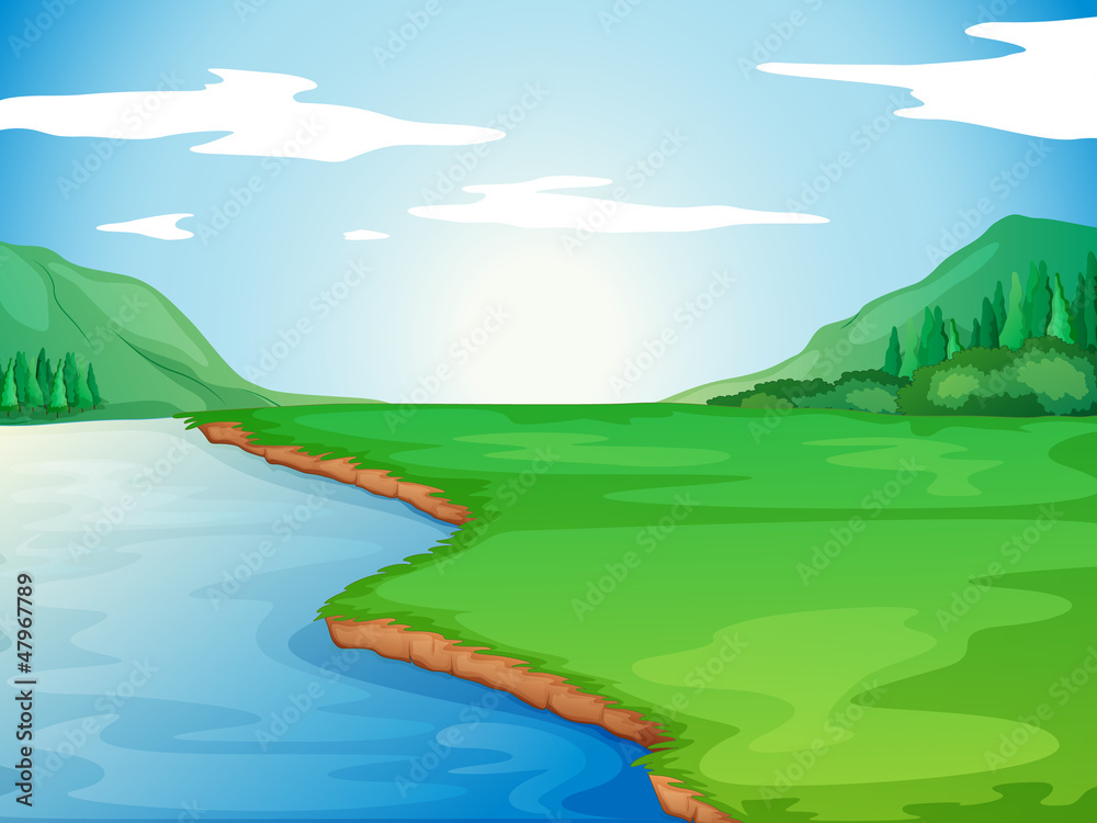 A river A river