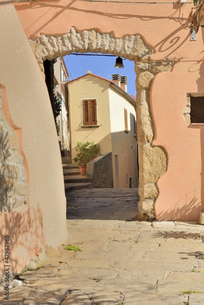 old passage at Marciana, Elba