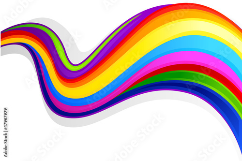vector illustration of colorful swirly background