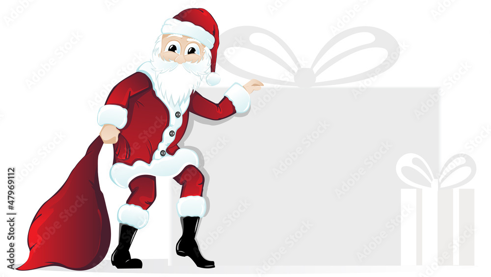 Santa Claus with Christmas gifts Santa Claus with Christmas gifts