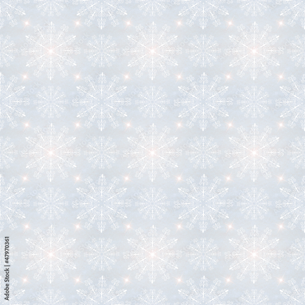 Christmas seamless background with snowflakes.