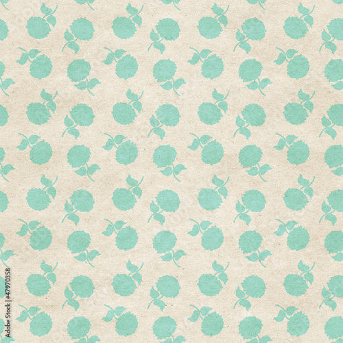 Seamless floral pattern. Paper texture.