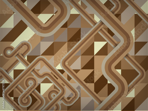 Abstrakte geometrische Gestaltung