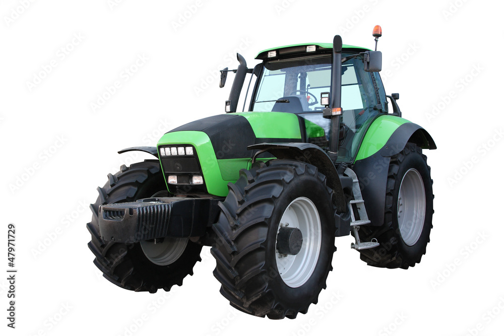 Obraz premium Green tractor
