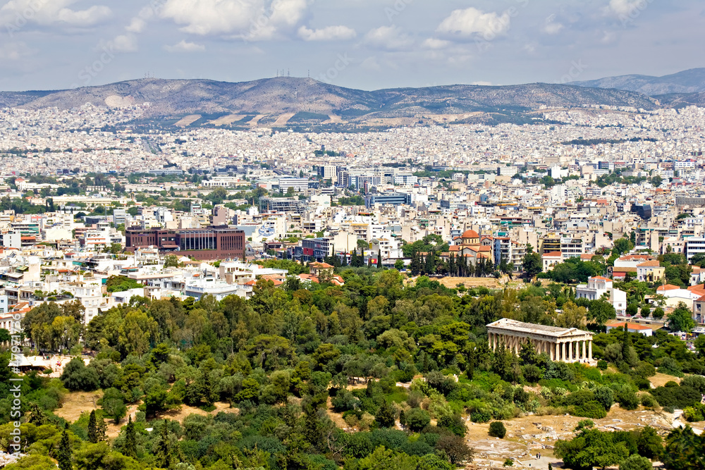 Athens cityscape, Greece