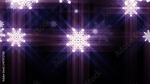 Loopable Snow Falling Animation