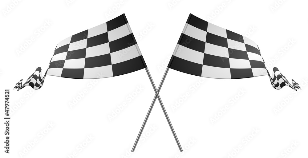 Fototapeta premium racing flags