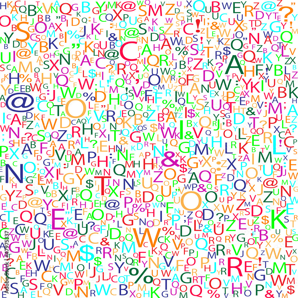 Alphabet background, vector Alphabet background, vector