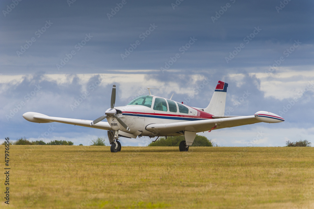 Fototapeta premium Private single engine airplane