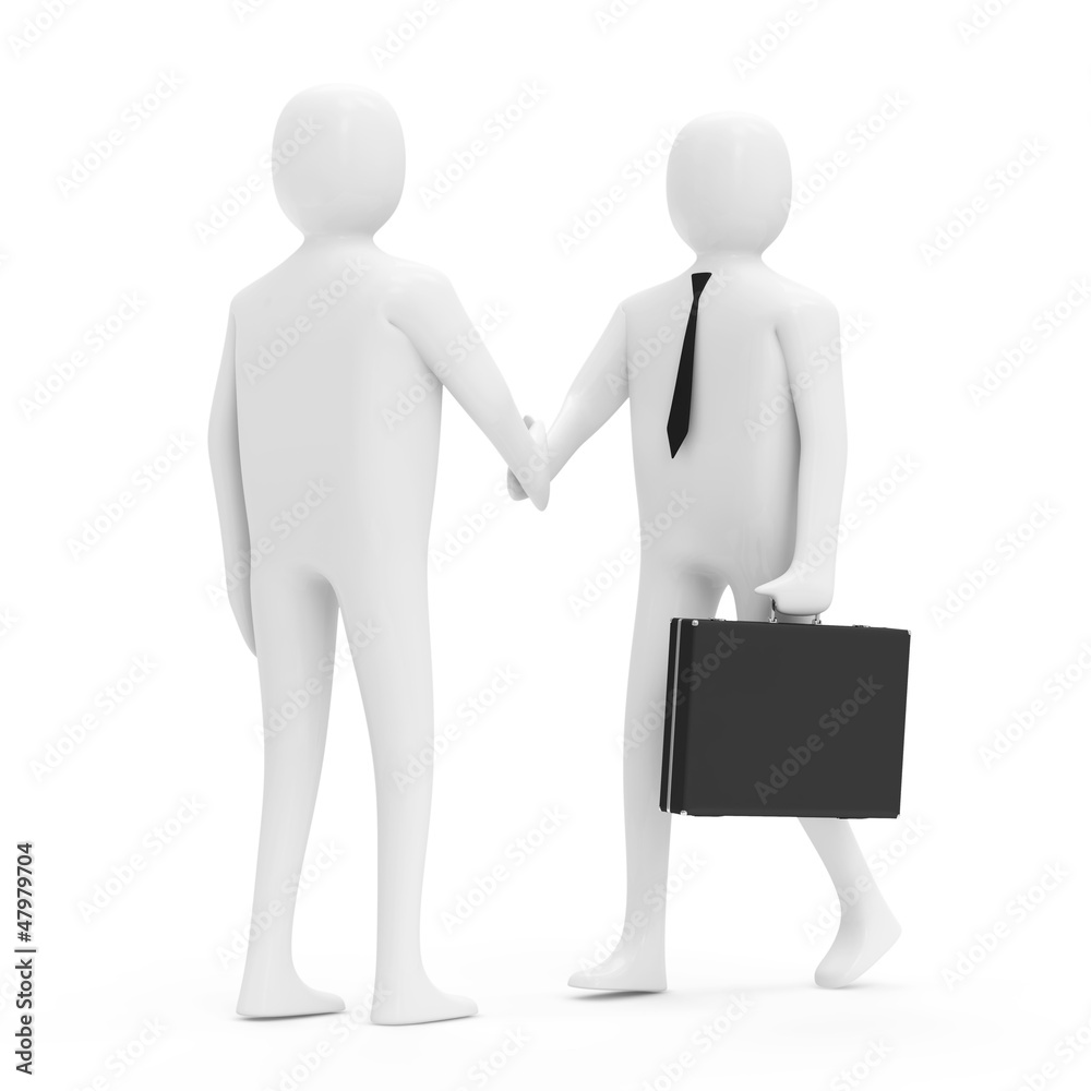 Two Businessman Shaking Hands Two Businessman Shaking Hands