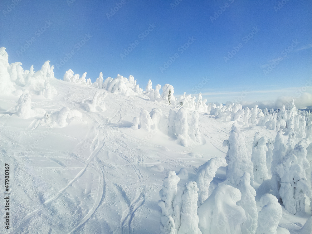 snowy mountain snowy mountain