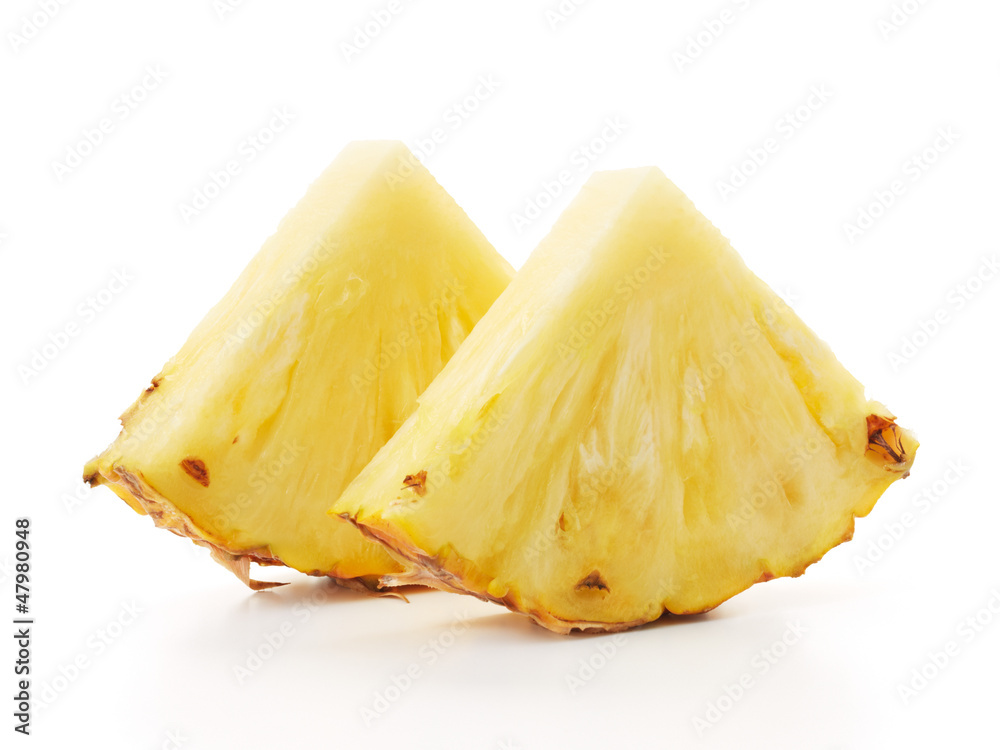 slices of pineapple slices of pineapple