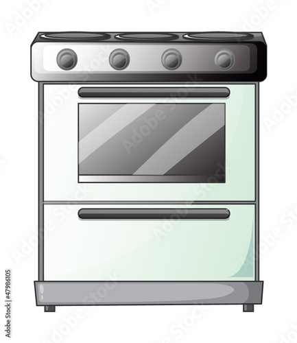 A gas stove