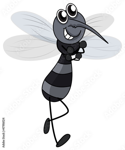 A smiling mosquito
