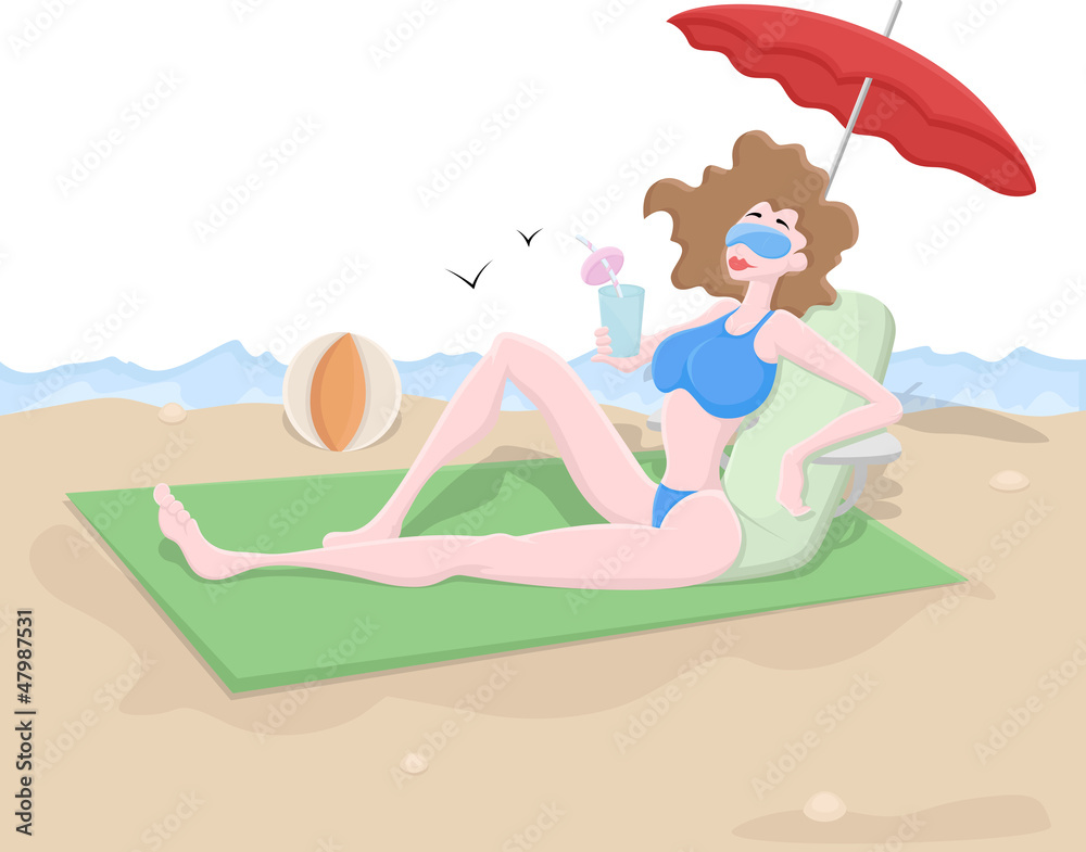 Sexy Girl at Beach