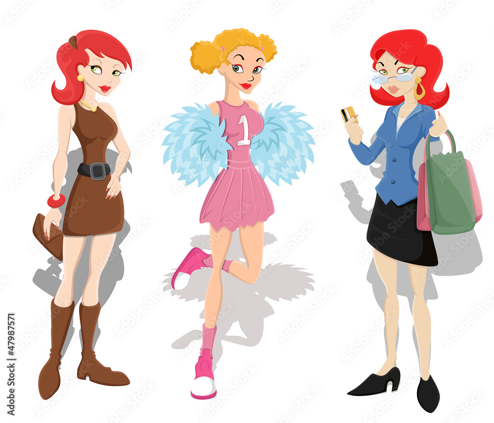 Pretty Girls Vector