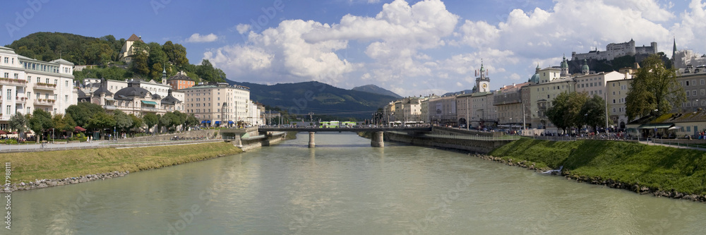 River Salzach at Salzburg