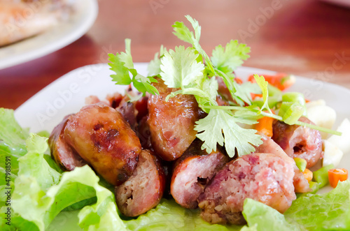 thai sausage traditional style