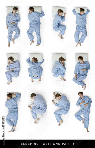 Fotografie sleeping positions part 1