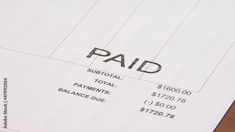 Paid Stamp Paid Stamp