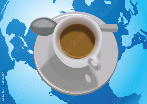 tazzina con caffè