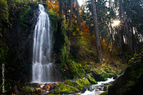 autumn waterfall