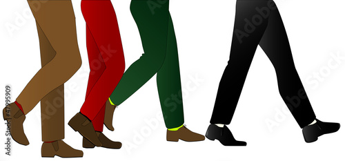 Mens Legs Walking