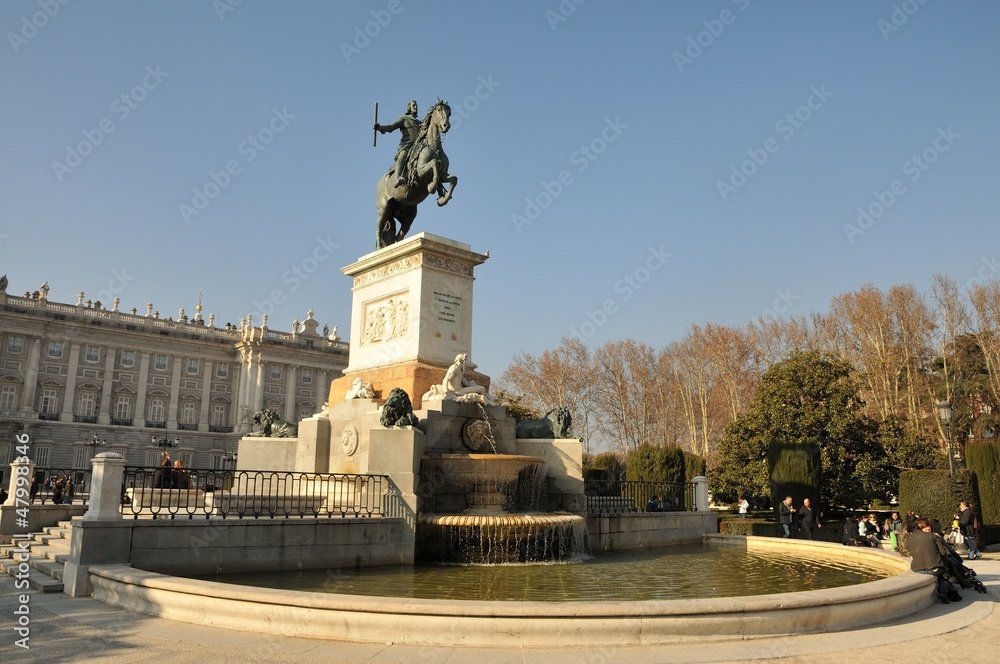 Fototapeta premium Palacio real de Madrid