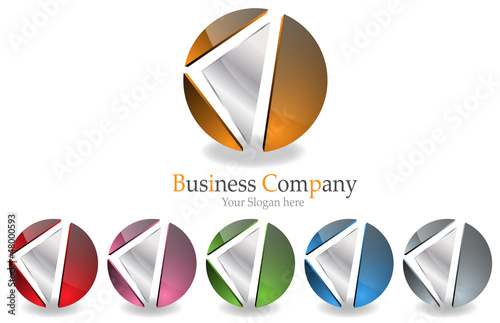 Vektor Business Logo 3D