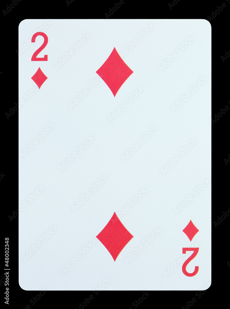 Playing cards - Two of diamonds