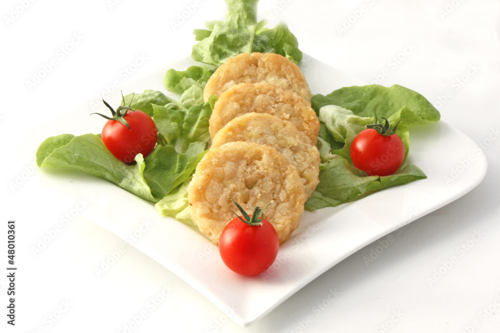 Galettes et tomates Galettes et tomates