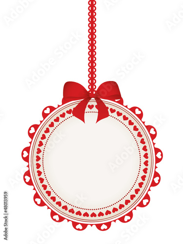 Lovely Red Vintage Frame