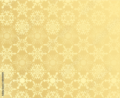 Gold snowflake pattern