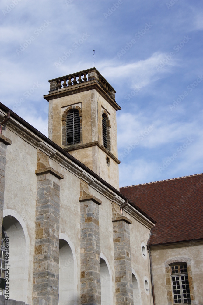 Clocher de l'Abbaye Saint Léonard à Corbigny, Bourgogne
