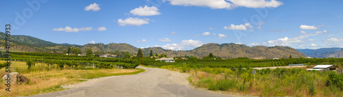 Winding road of Osoyoos Wine Valley