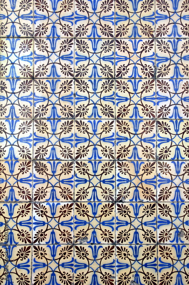Azulejo in Braga, Portugal